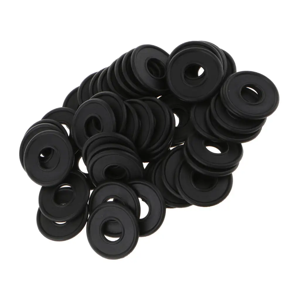 

50 Pcs M12 Rubber Oil Drain Plug Crush Washers Gaskets For GM Saturn Replace 21007240