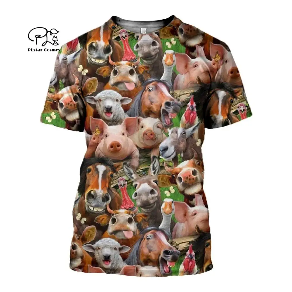 PLstar Космос 2020 новые летние модные 3D принт Харадзюку уличная одежда для животных в