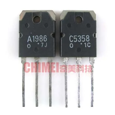 1 пара = 2 шт./лот (1 шт. A1986 C5358) 247 2SA1986 2SC5358 TO3P|Интегральные схемы| |