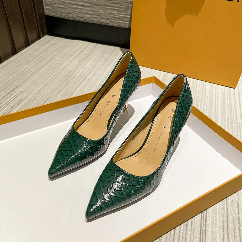 

Women Shoes Orange Casual Heels Shallow Mouth Patent Leather Lace-Up Pointed Pumps White Comfortable Gold Toe Basic Leisure PU S