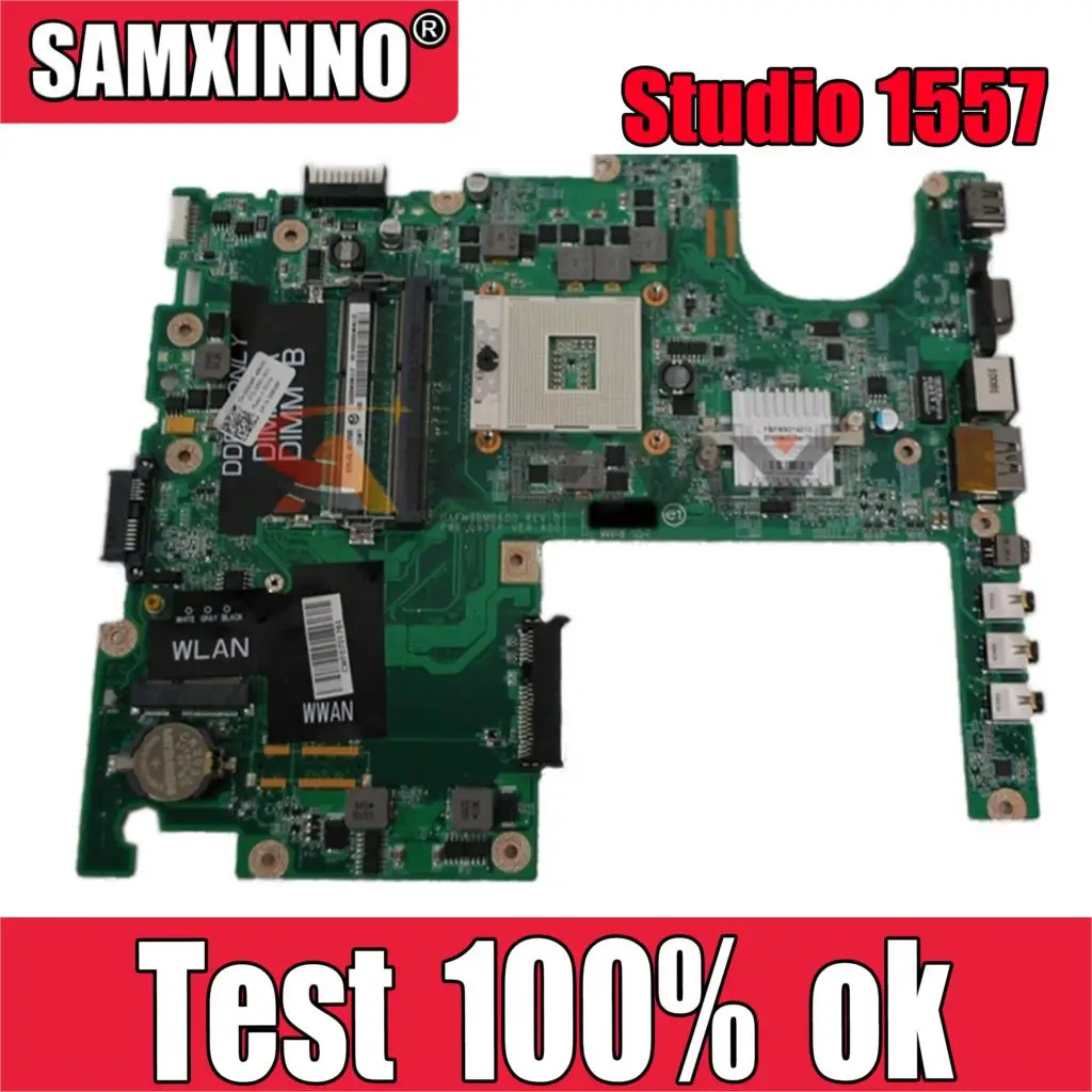 

Оригинальная материнская плата для ноутбука DELL Studio 1557 1558 материнская плата CN-0G936P 0G936P DAFM9BMB6D0 HM55