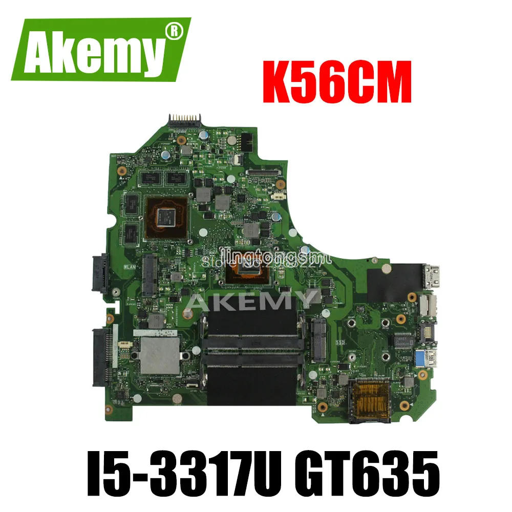 

K56CM материнская плата REV2.0 I5-3317U GT635 2G для For For For For Asus S550CM S56C S56CM K56C материнская плата для ноутбука K56CM материнская плата K56CM материнская плата