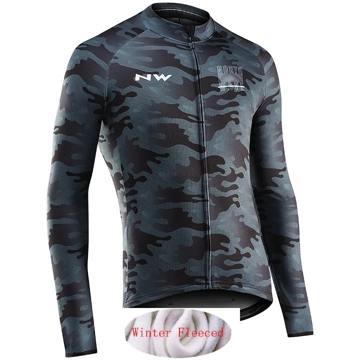 Northwave зимняя куртка из теплого флиса для мужчин, велосипедная Джерси, одежда для горных прогулок, одежда для триатлона, велосипедная одежда NW
