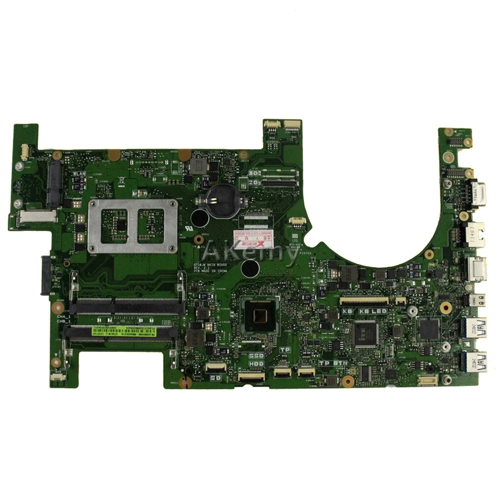 Материнская плата для ноутбука Amazoon G750JX For Asus G750JW G750JH G750J G750 тестовая оригинальная