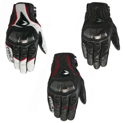 

RS 390 Full Leather Carbon Fiber Motorcycle Racing Gloves Motorcycle Perforated Summer Gloves