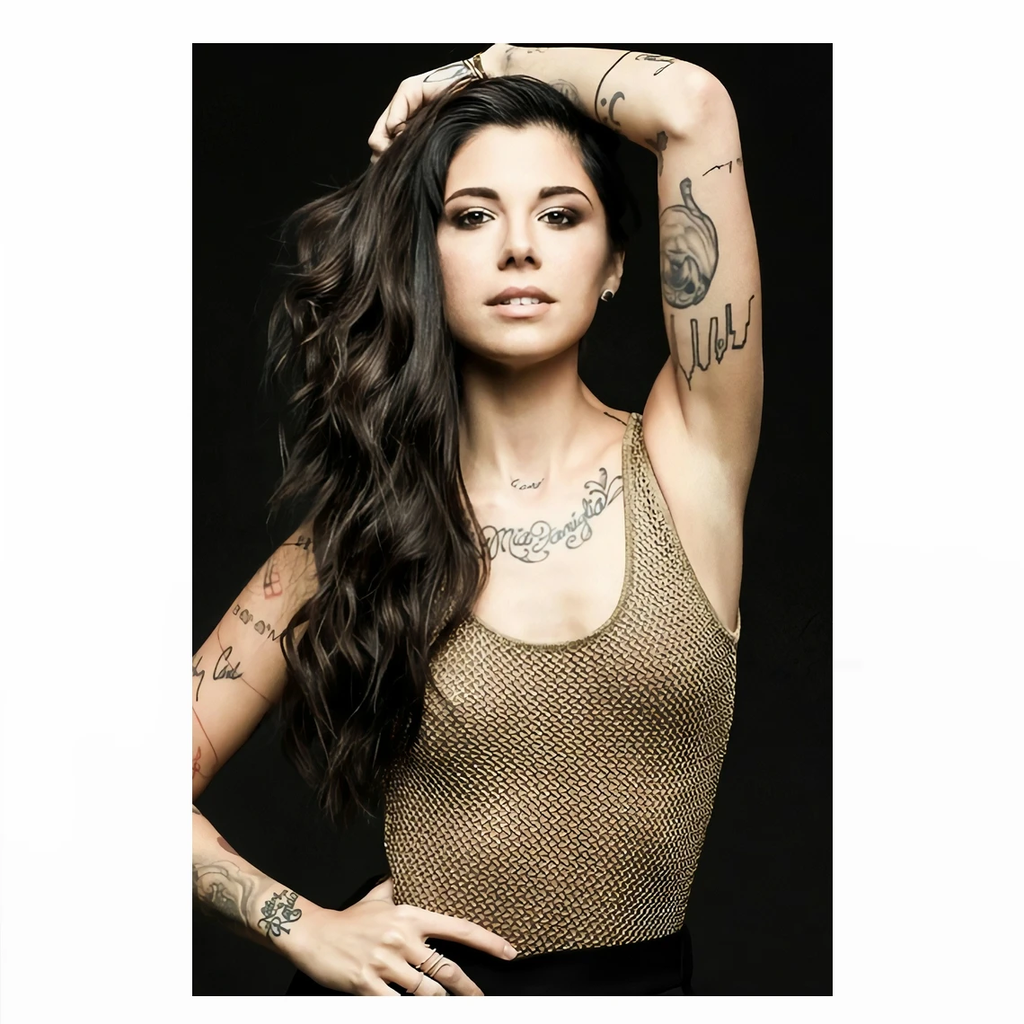 

Christina Poster Music Album Canvas Poster Art Hip Hop Rapper Pop Music Star Home Wall Painting Decoration (No Frame)