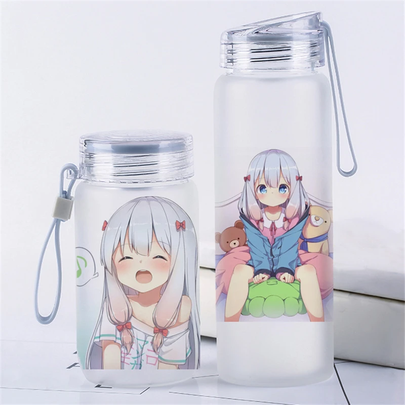 1 шт. портативная стеклянная бутылка для воды Eromanga Sensei аниме Izumi Sagiri чашка
