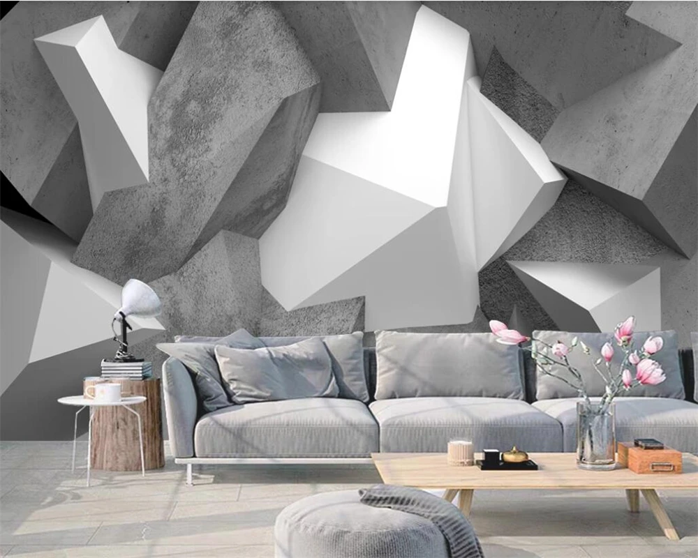Обои beibehang расширенное пространство трехмерная цементная доска специальный фон
