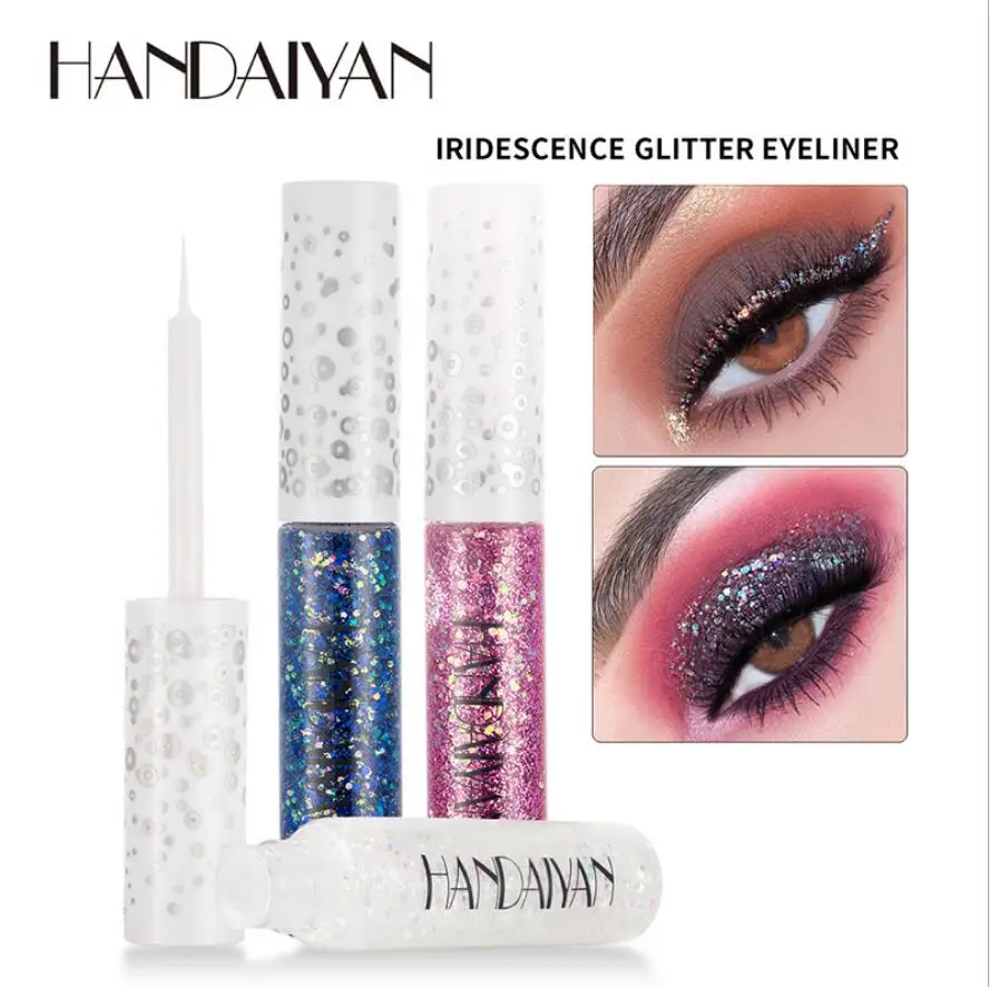 

11 Color Waterproof Liquid Eyeliner Glitter Long-lasting Make Up Eye Liner Gold Red Blue White Eyeliner Shiny Eyliner maquiagem