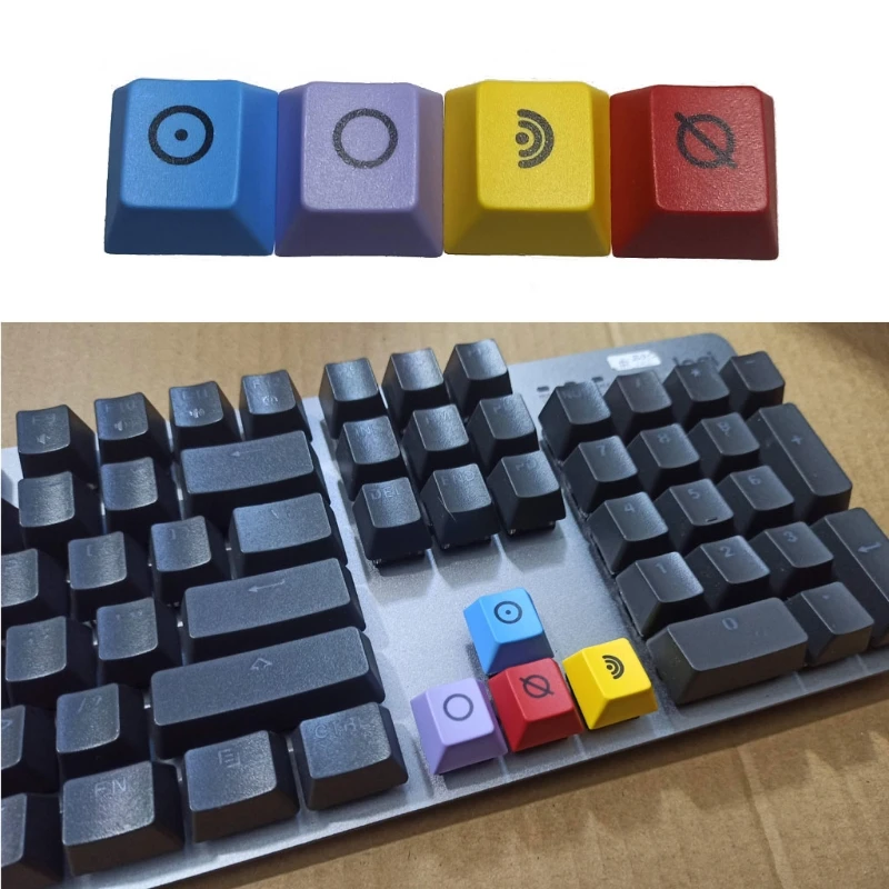 

4Pcs Pbt Keycap Cherry Profile Dye Sub Button Arrow key Wasd Keyboard KeyCaps