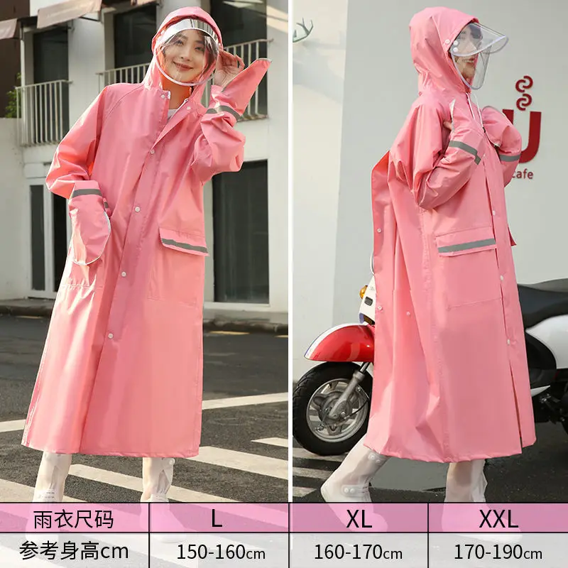 Прозрачный непромокаемый дождевик для мужчин и женщин непродуваемый одного