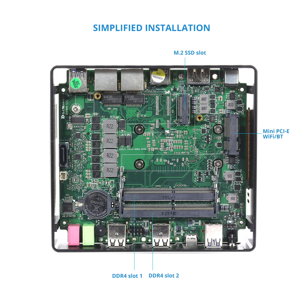 Мини ПК XCY Intel Core i7 10510U Linux Тонкий клиент Микро настольные компьютеры Лучший