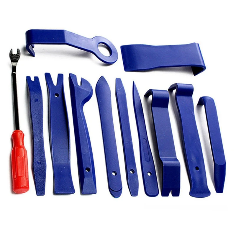 

12Pcs Car Disassembly Tools DVD Stereo Refit Kits Audio Interior Repair Tools Plastic Trim Panel Dashboard Installation Removal