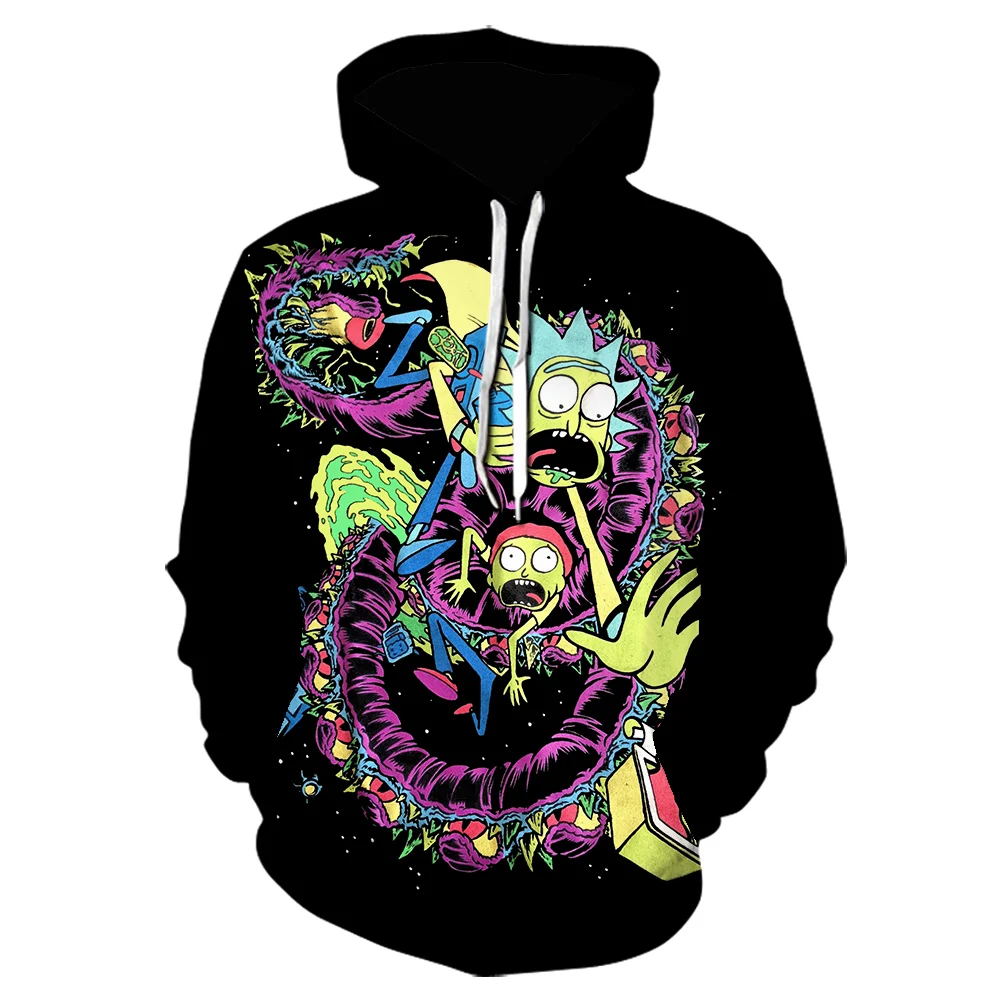 

Fashion brand Hip Hop Men Hoodies casual hooded Funny 3D printing black Hoodies Sweatshirt Male anime winter Jackets