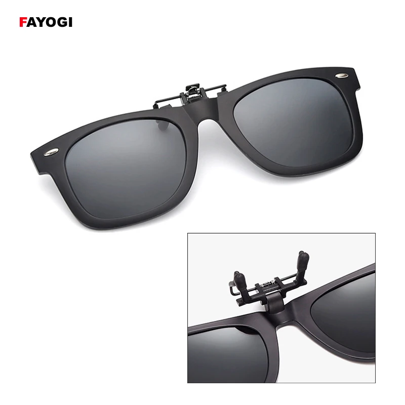 

Vintage Style Polarized Sunglasses Clip Women & Men Night Vision Goggles Anti UV For fishing travel