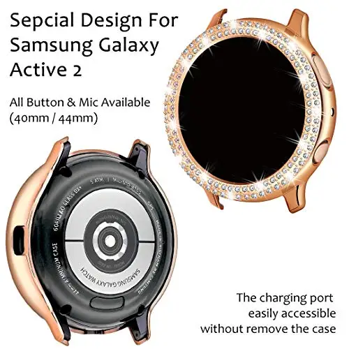 Чехол для часов Samsung Galaxy Active2 защитный чехол экрана с полным покрытием 40 мм 44