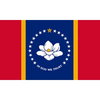 

Nlbflag 3x5Fts 90X150cm New Missippi Flag