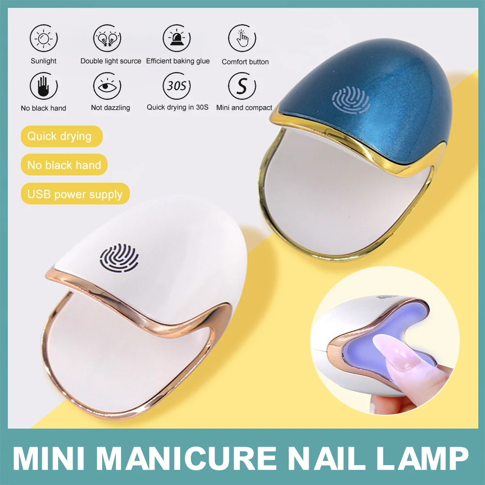 

Portable UV/LED Nail Lamp Rechargeable Nail Gel Polish Dryer Fast Curing for Acrylic Crystal Extension Glue Manicure Tools Nail