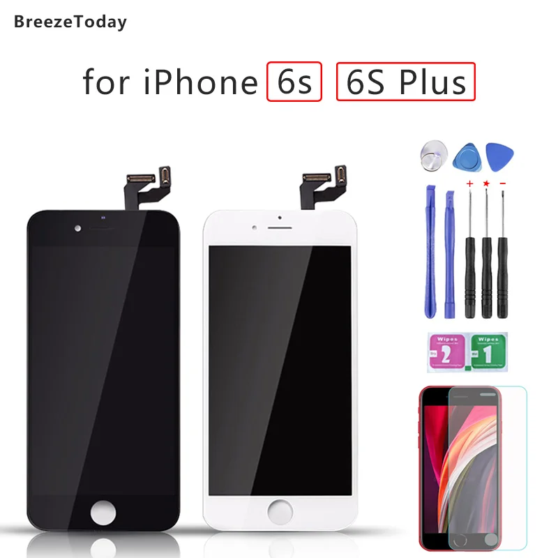 Мобильный телефон ЖК экран для iPhone 6s Замена Plus дисплей|Экраны мобильных