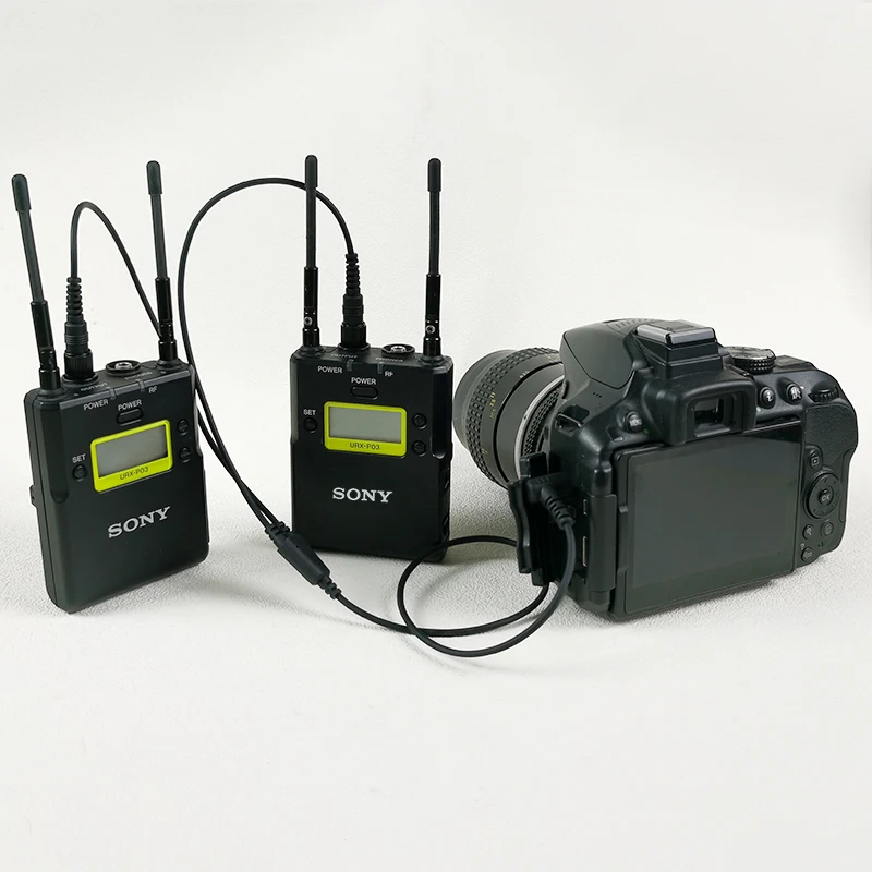 canfon 3 5mm 2 trs nut lock plug stereo cable compatible for sony urxp03dd11v1d21 wireless mic connect camera for recording free global shipping