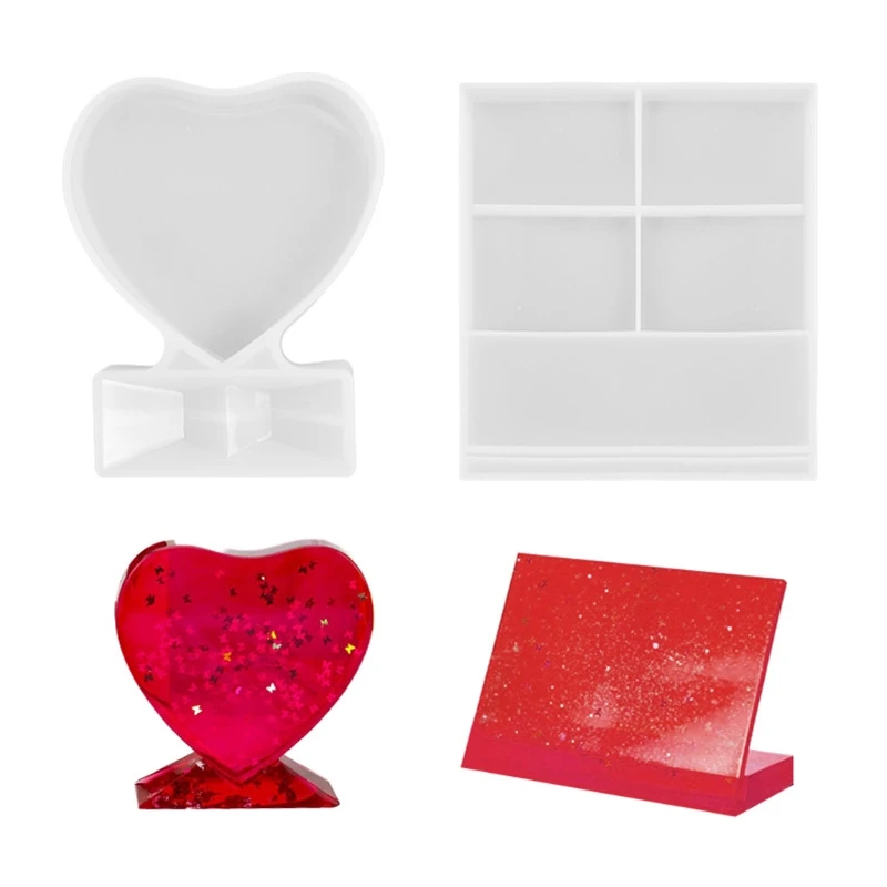 

Photo Frame Silicone Mold Epoxy Resin DIY Silicone Craft Casting Multi-Purpose for Making Decoration DIY H9ED