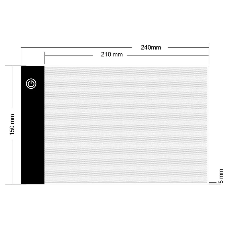 

3 Level Led Drawing Copy Pad Board Dimmable Children Toys Eye Protection Easier for Diamond lighted Painting Educational Toy