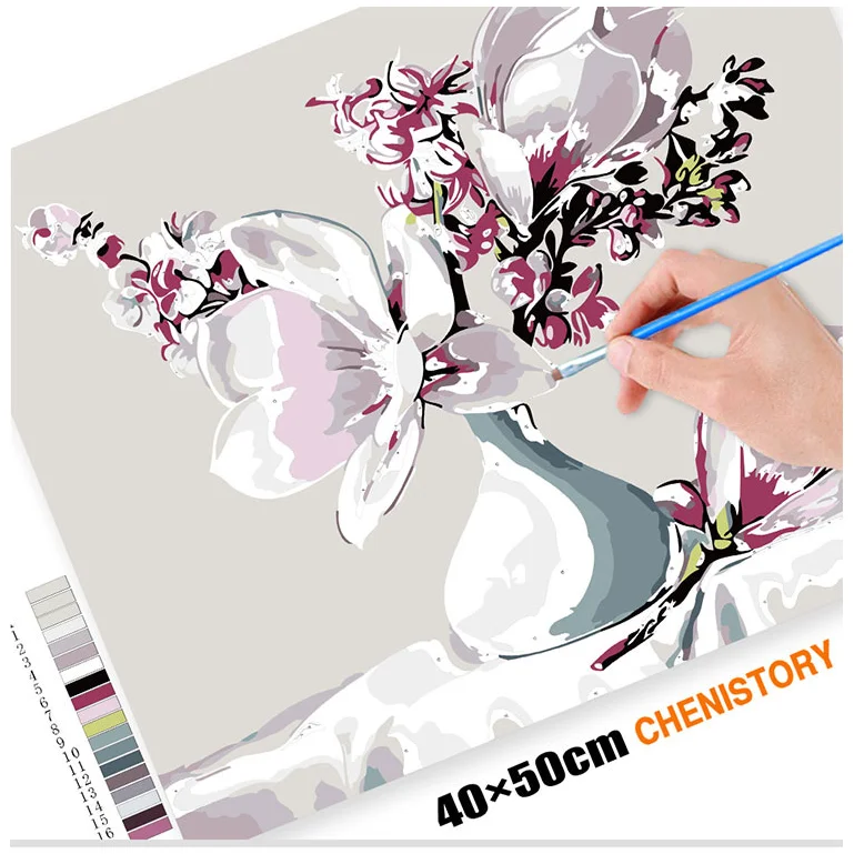 Dog series Diy painting number diy oil paint by numbers kit canvas for kids adults art | Дом и сад