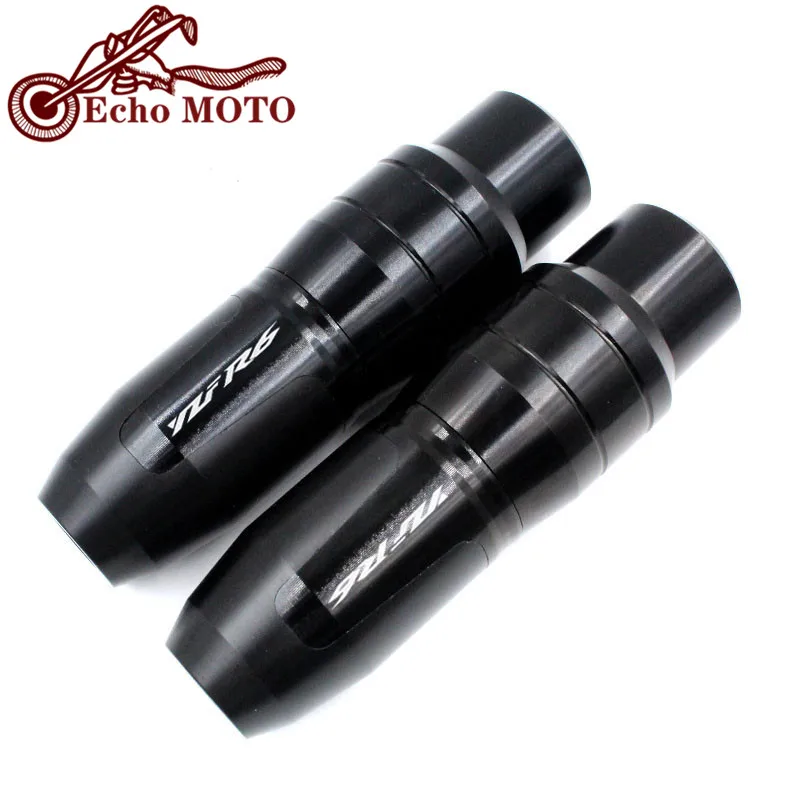 

For YAMAHA YZF-R6 YZFR6 YZF R6 Motorcycle Accessories CNC Frame Crash Pads Exhaust Sliders Crash Protector With logo