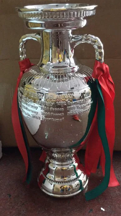 

big size 60CM Real life Size 2016 European Football Championship / european cup / 1:1 SIZE Trophy EURO Cup soccer trophy
