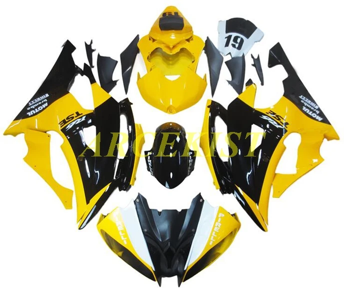 

New ABS Whole Fairings Kits Fit For Yamaha YZF-R6 R6 08 2008 2009 2010 2011 2012 2013 2014 2015 2016 Bodywork set Yellow