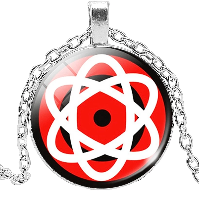 Хит продаж кулон-оружие ниндзя ожерелье стеклянный выпуклый Круглый 3 цвета это