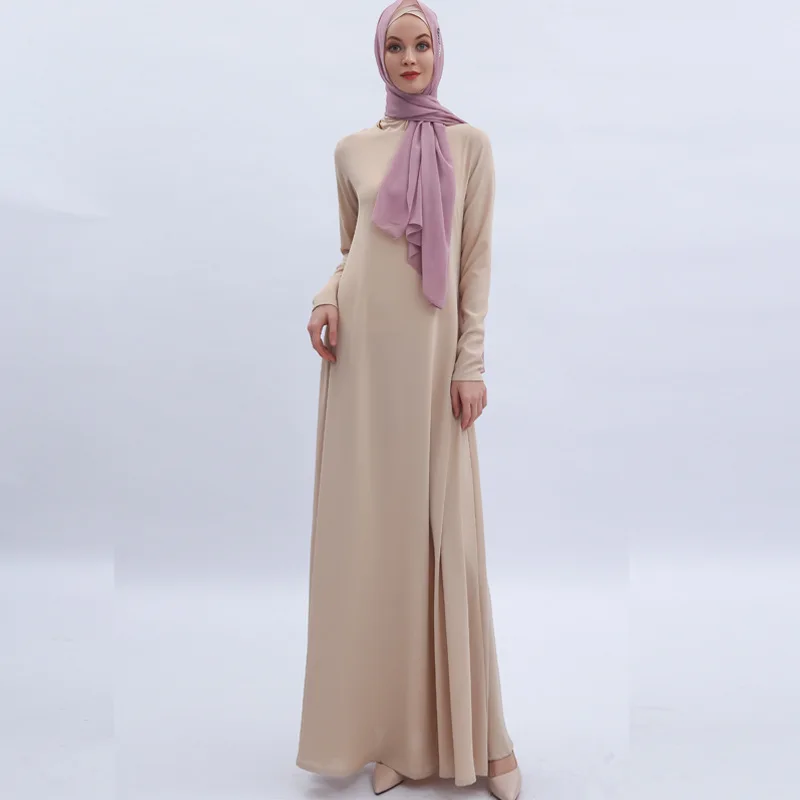 Abaya Длинное Макси мусульманское платье Турция женское платье хиджаб платье с длинным рукавом Дубай Арабский турецкий мусульманские платья Tesettur Elbise Caftan
