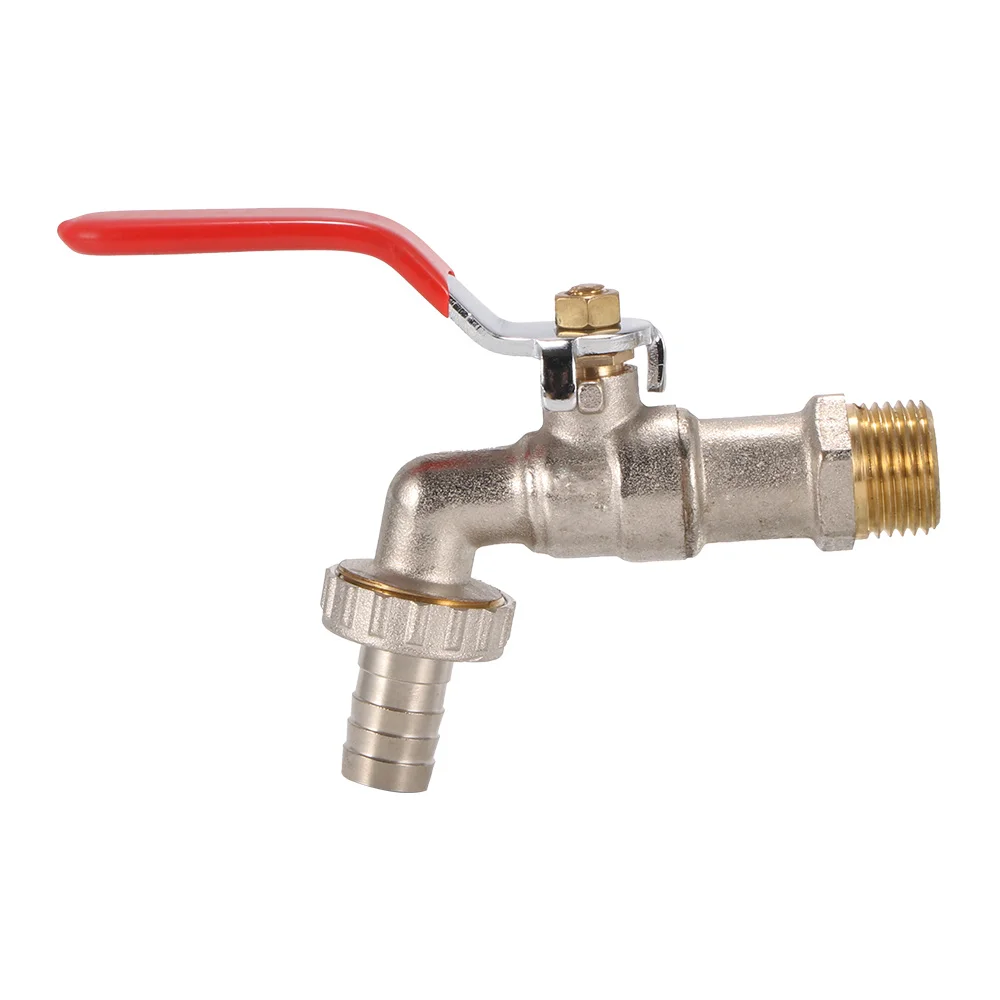 

G1/2 And G3/4 Fuel Tank Connector Single Hole Washing Machine Faucet Single Cold Bibcock Tap Decorative Outdoor Garden Faucet