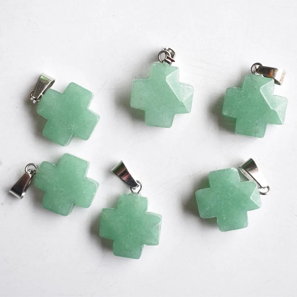 Модное качественное природное кварцевое каменное подвески тигрового глаза с резьбой в виде креста, подходит для создания ожерелий из ювелирных изделий, 12 штук.