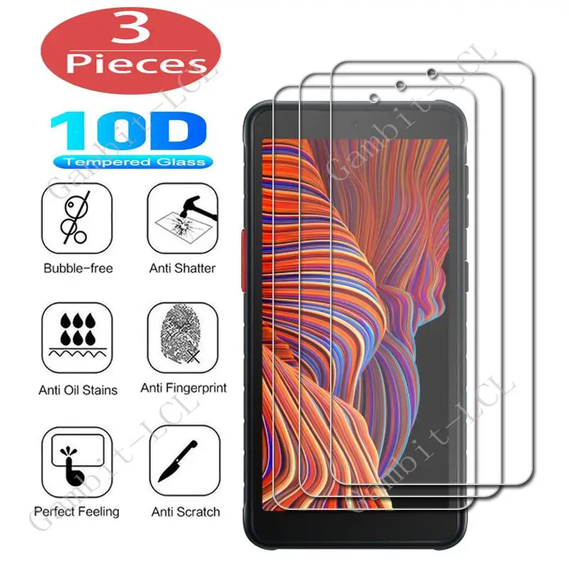 

3Pcs Protection Glass For Samsung Galaxy M42 5G M62 Quantum 2 S21 S21+ Plus Xcover 5 4 4S 3 Pro A02s Tempered Screen Cover Film