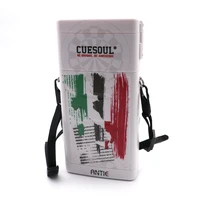 cuesoul antie hard dart case italian flag design for steel tip soft tip darts