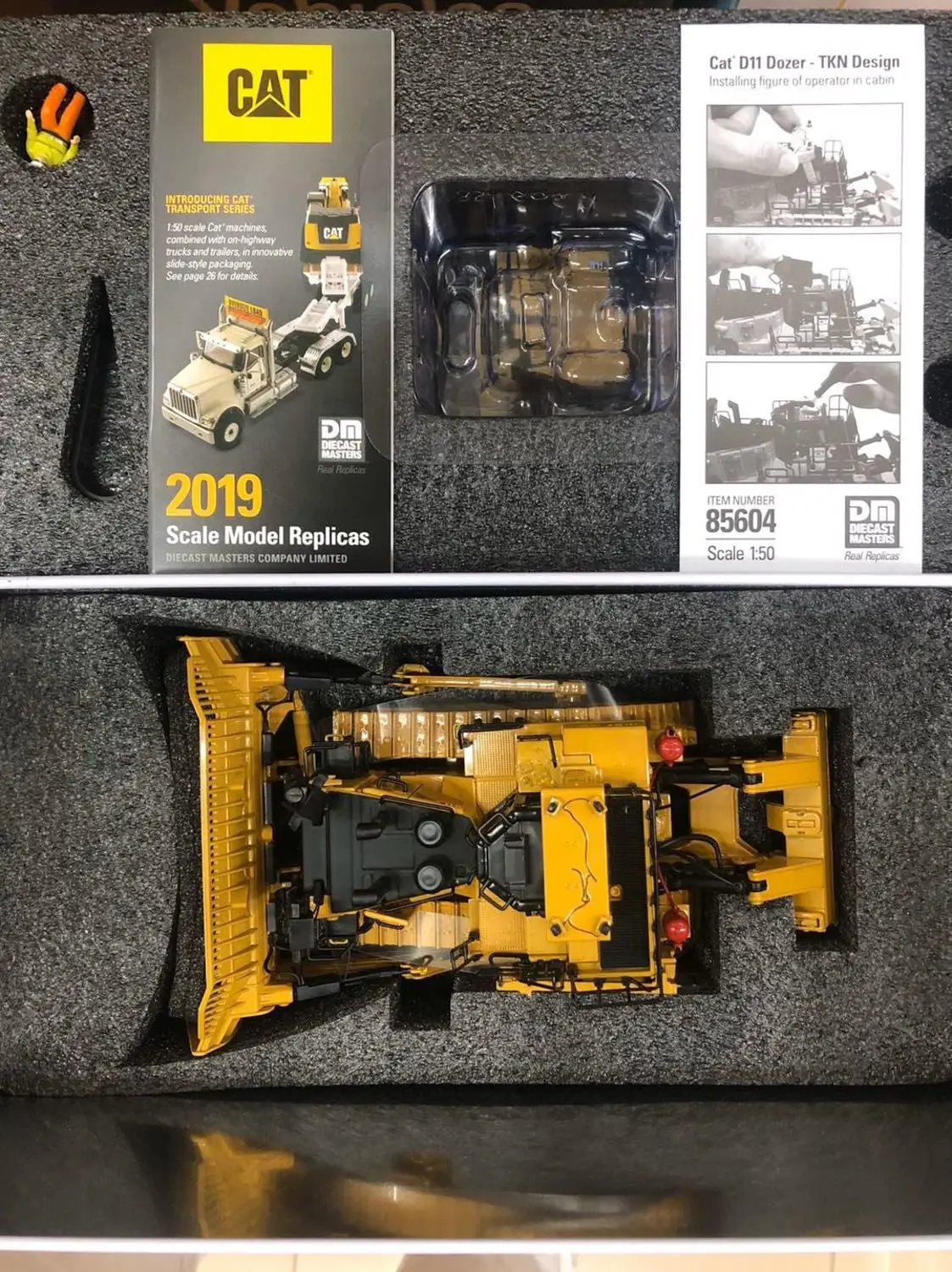 Cat D11 бульдозер гусеничный трактор TKN дизайн в масштабе 1:50 модель бренд DieCast Masters