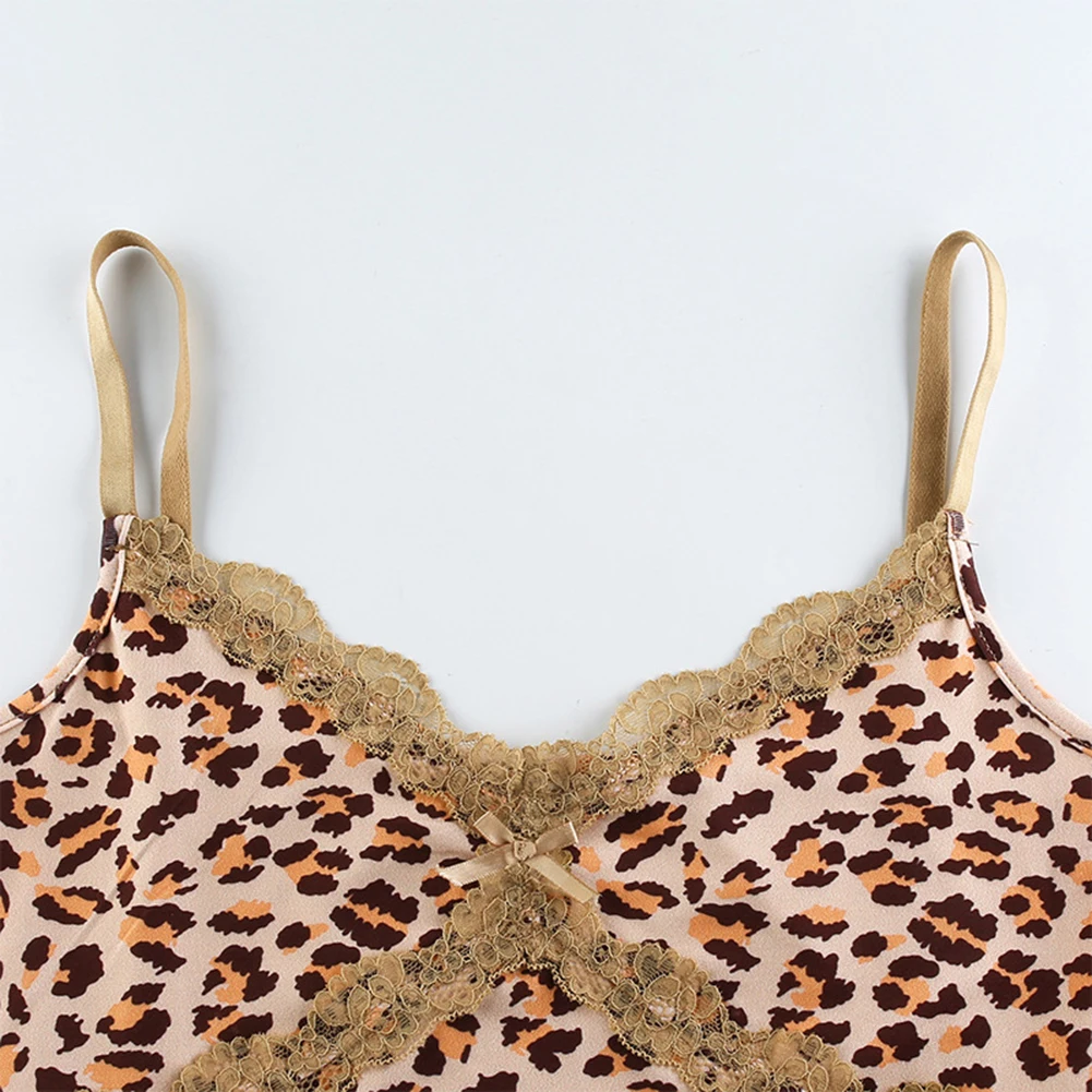 Повседневные леопардовые лоуферы женские летние топы верхний край декорирован