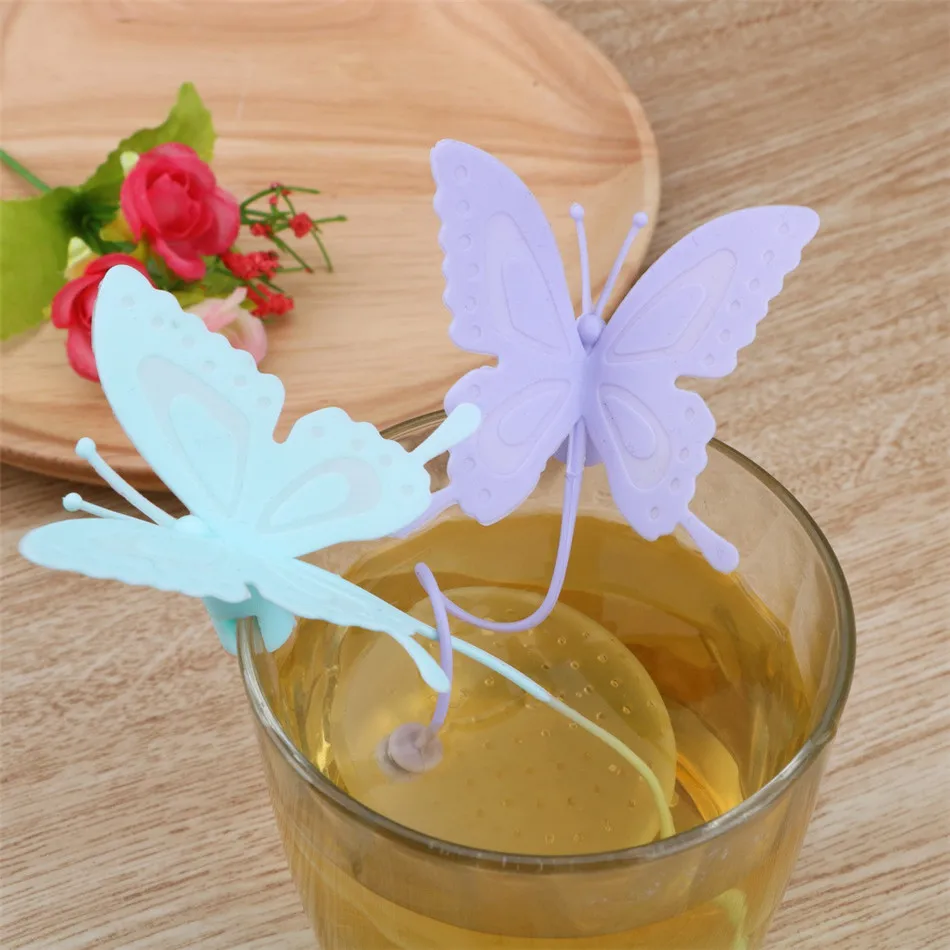 TTLIFE форма бабочки Чайный фильтр кухонные принадлежности нетоксичные