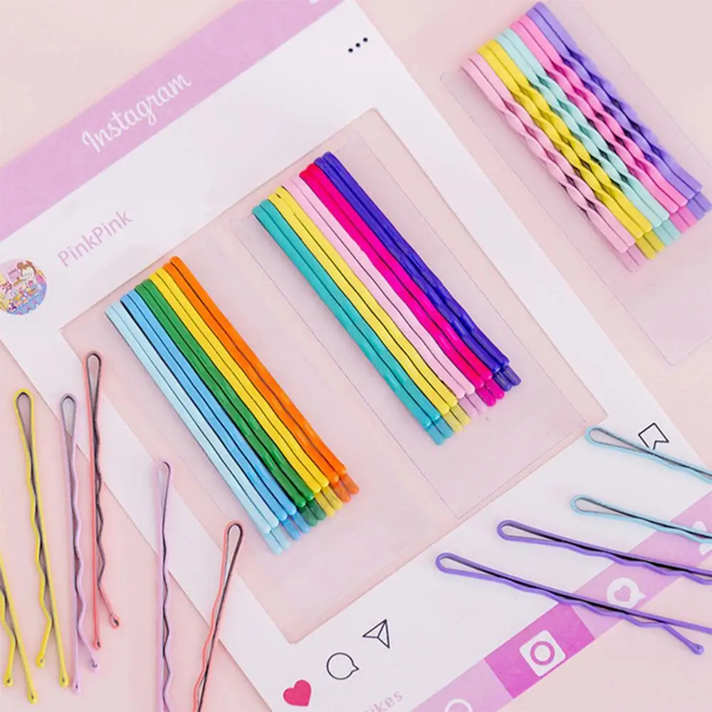 Заколки для волос 10 шт. аксессуары укладки Длинные головные уборы карамельные