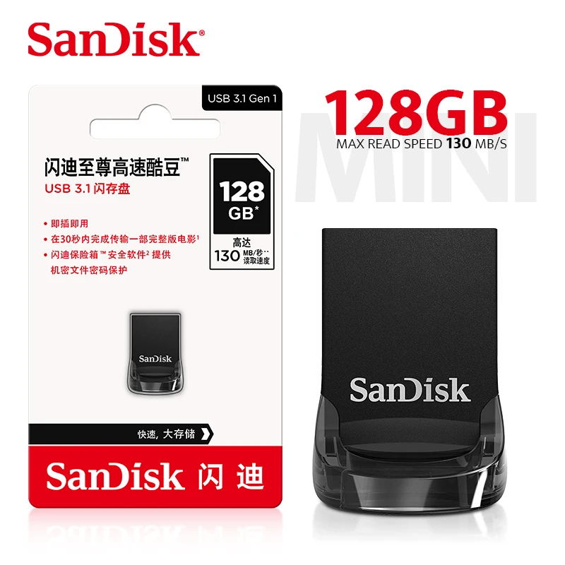 

SanDisk SDCZ430 USB 3.1 Gen 1 Flash Drive 256GB 128GB 64GB 32GB 16GB Pen Drive Mini Memory Stick Pendrive U Disk Thumb Drives