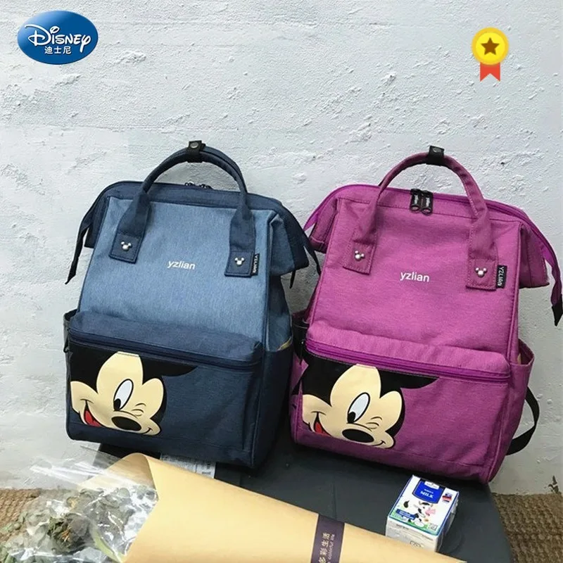 Женский рюкзак Disney вместительный Повседневный школьный ранец с Микки Маусом