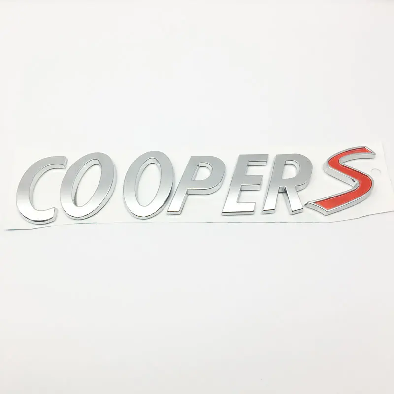 Автомобильный Стайлинг ABS стикер для Mini Cooper S R50 R53 R55 R56 R60 R61 F54 F55 F56 F60 задний
