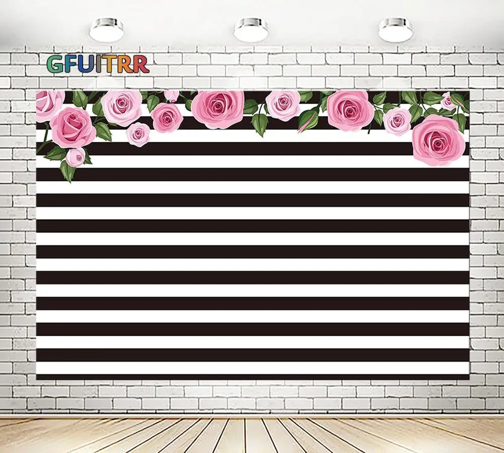 GFUITRR баннер цветочные фоны фотография свадебный душ день рождения фото фон