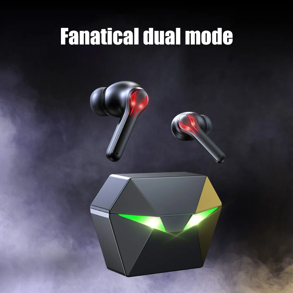 

YX01 TWS Wireless Earphones With Charge Case Bluetooth 5.0 Dual Mode Stereo Sound Gaming Headset For Phone