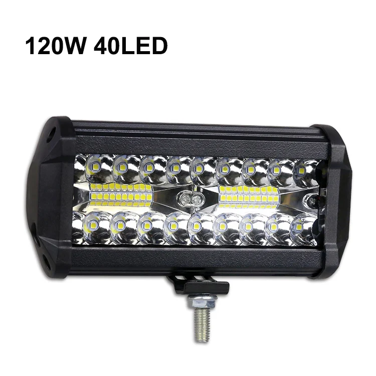 1PCS-120W-40LED Nlpearl светильник/рабочий светильник 4-32 дюймов светодиодный комбинированный светодиодный светильник для вождения для грузовиков внедорожный трактор 4x4 внедорожник ATV Лодка 12 В 24 В - Цвет: 1PCS-120W-40LED