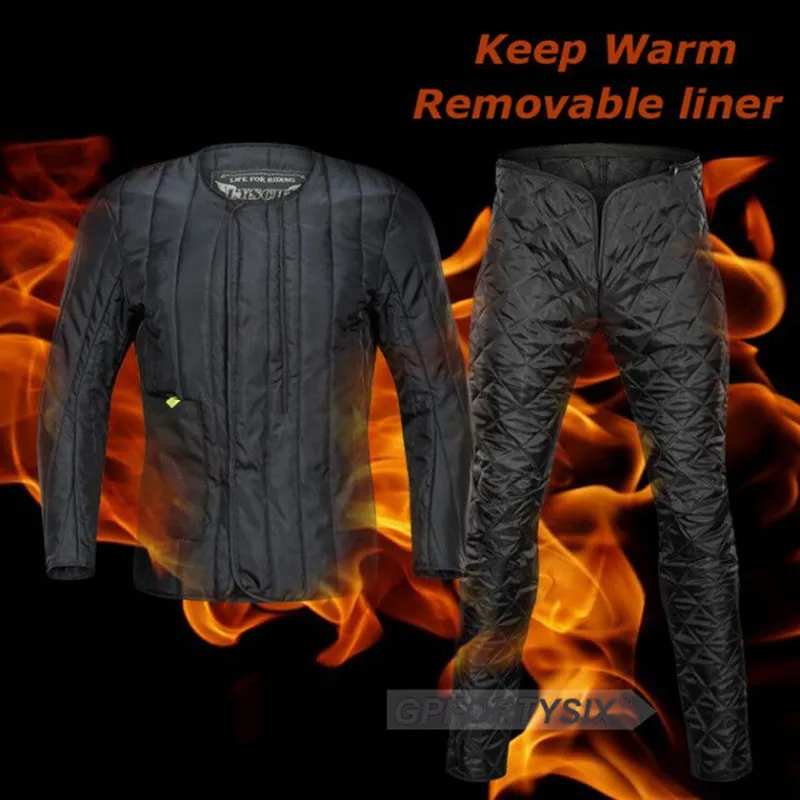 LYSCHY Новое поступление Водонепроницаемый 3 в 1 мотоциклетная кожаная куртка со