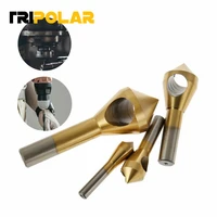 new woodworking tool metal drill bit reaming and chamfering tool titanium coated center reaming and chamfering tool