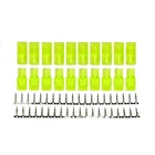 510 пар Мини-разъемов для аккумулятора в стиле Tamiya, наборы штекеров папа и мама с никелевыми штырями для радиоуправляемых хобби автомобилей, лодок, самолетов