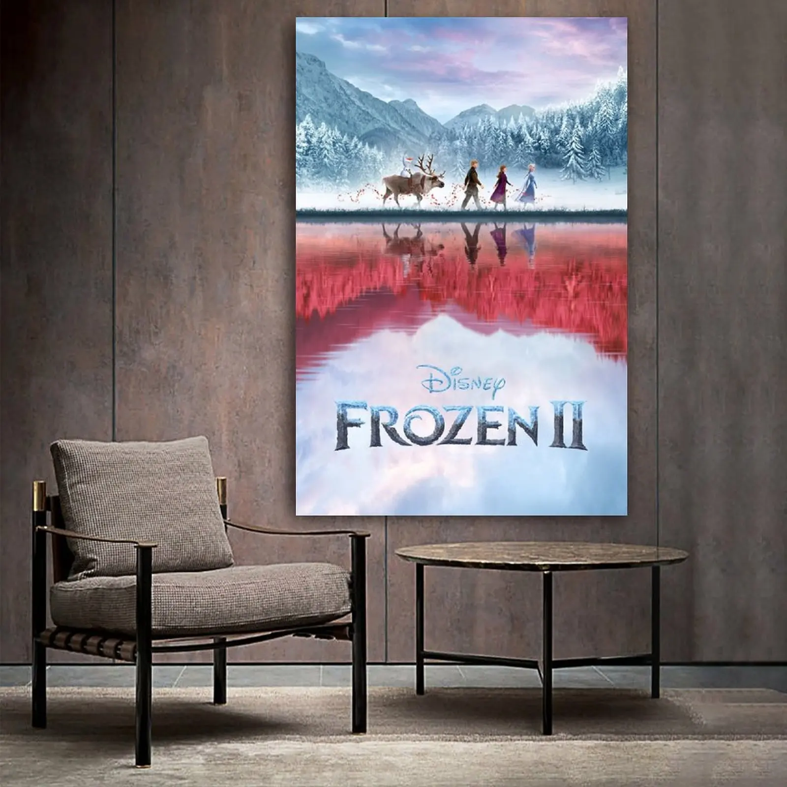 

Frozen 2 Movie Poster Canvas Art Poster and Wall Art Picture Print Modern Family bedroom Decor Posters